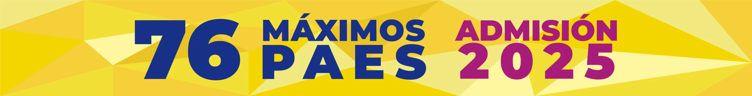 76 puntajes máximos PAES en la admisión 2025